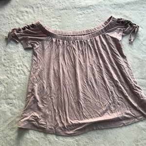 American eagle off the shoulder top